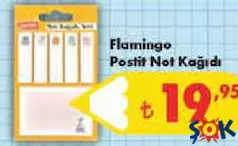 LECTOR FLAMİNGO POSTİT NOT KAĞIDI indirimli fiyat LECTOR FLAMİNGO POSTİT NOT KAĞIDI fiyat ve kampanya bilgisi